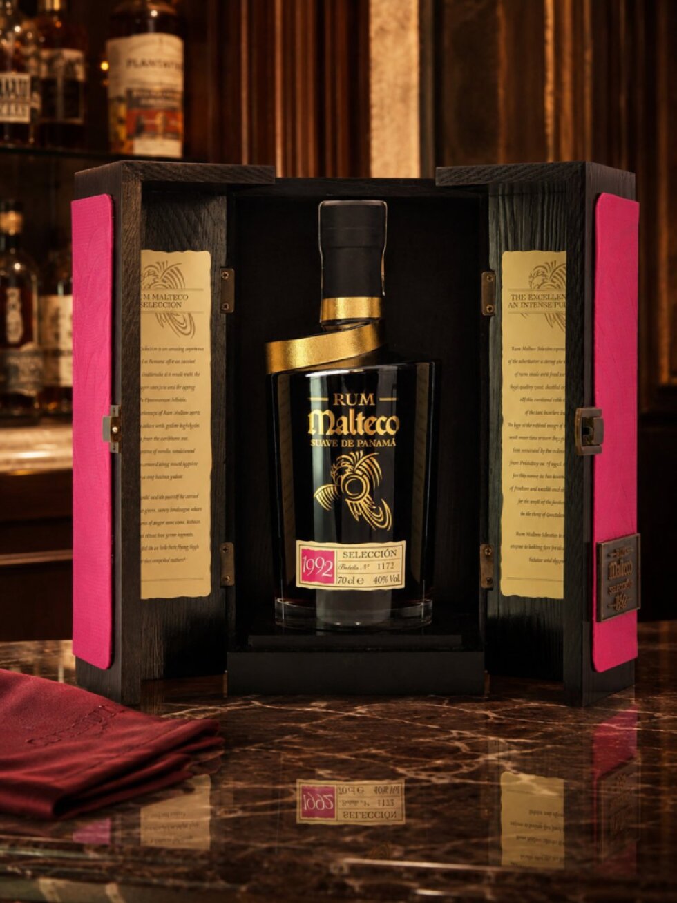 Malteco Seleccion 1992 40% 0,7l (dřevěná kazeta)