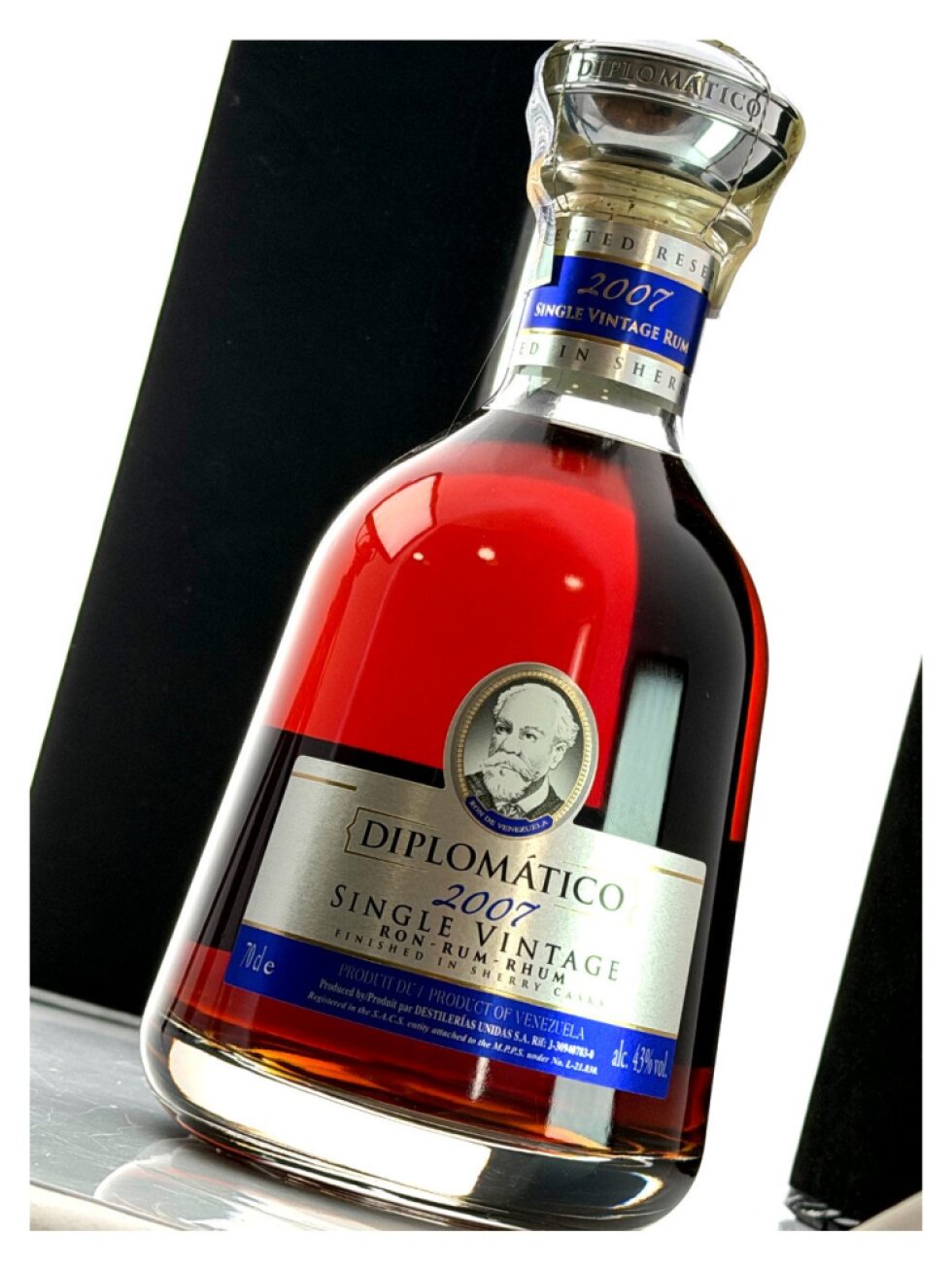 Diplomático Single Vintage 2007 43% 0,7l (dárková kazeta)