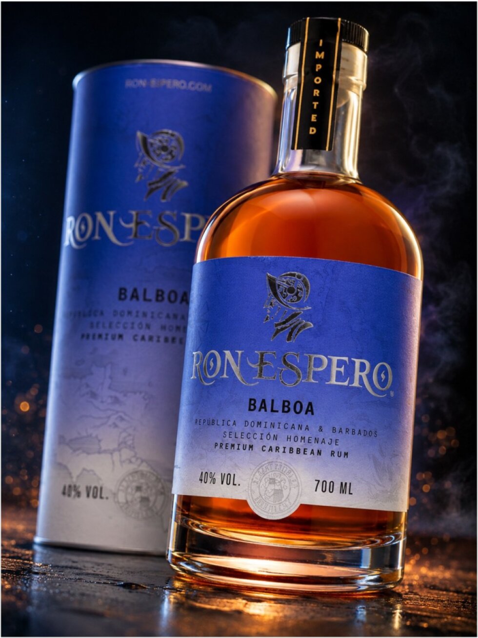 Ron Espero Balboa 40% 0,7l (dárková tuba)