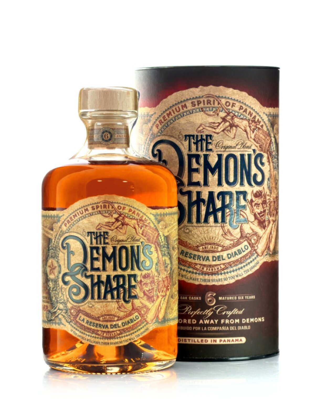 Demon's Share 6YO 40% 0,7l (dárková tuba)