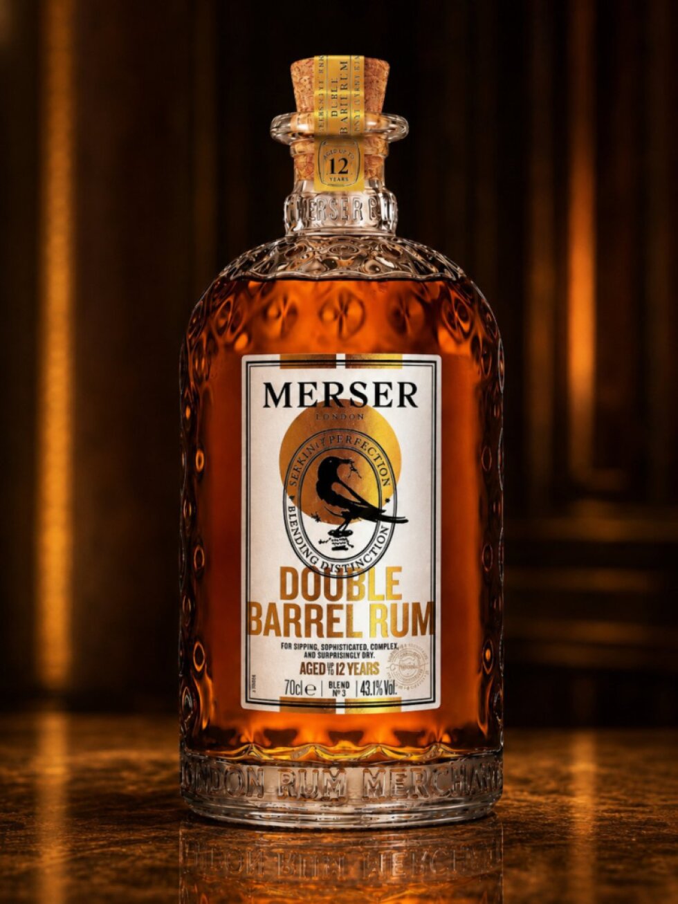Merser Double Barrel Rum 43,1% 0,7l