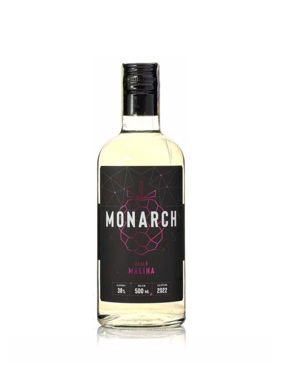 Monarch Zralá Malina 38% 0,5l