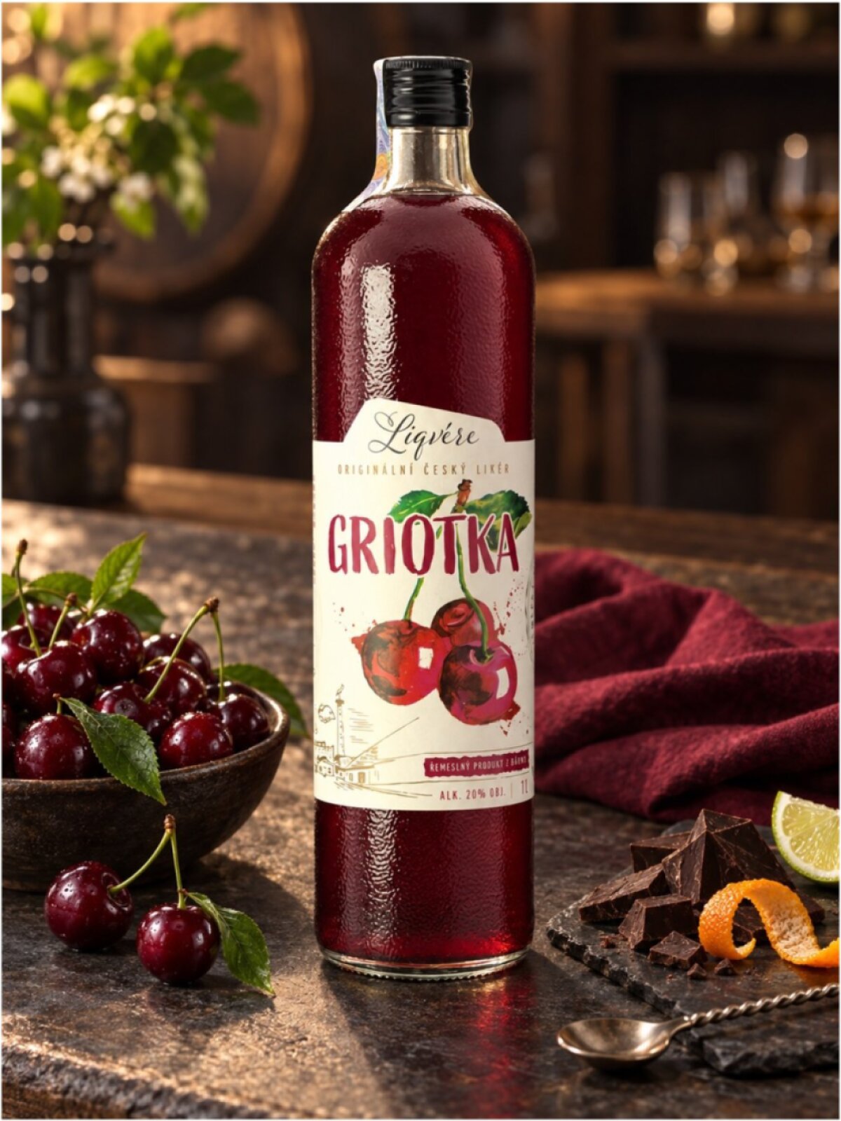 Liqvére Griotka 20% 1l