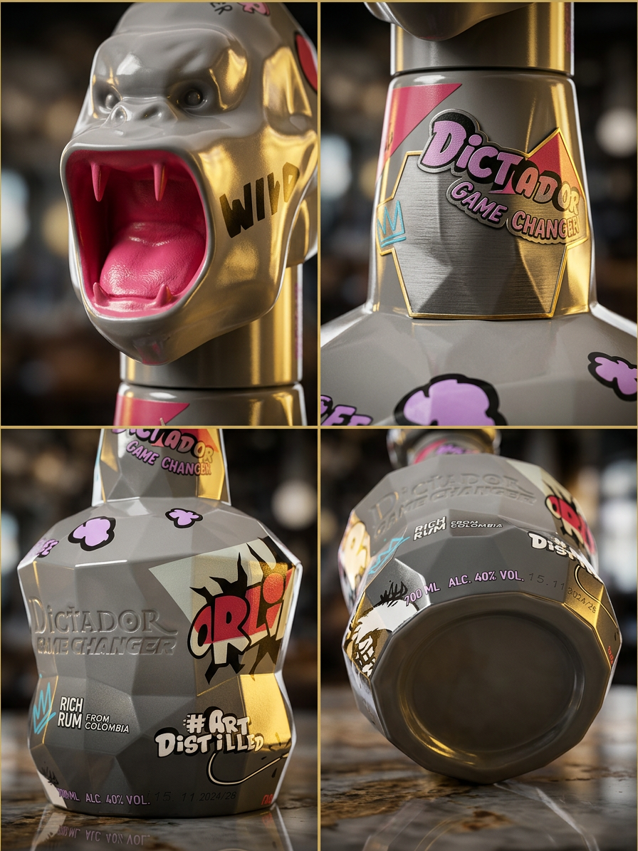 Dictador Game Changer Grey & Pink 40% 0,7l