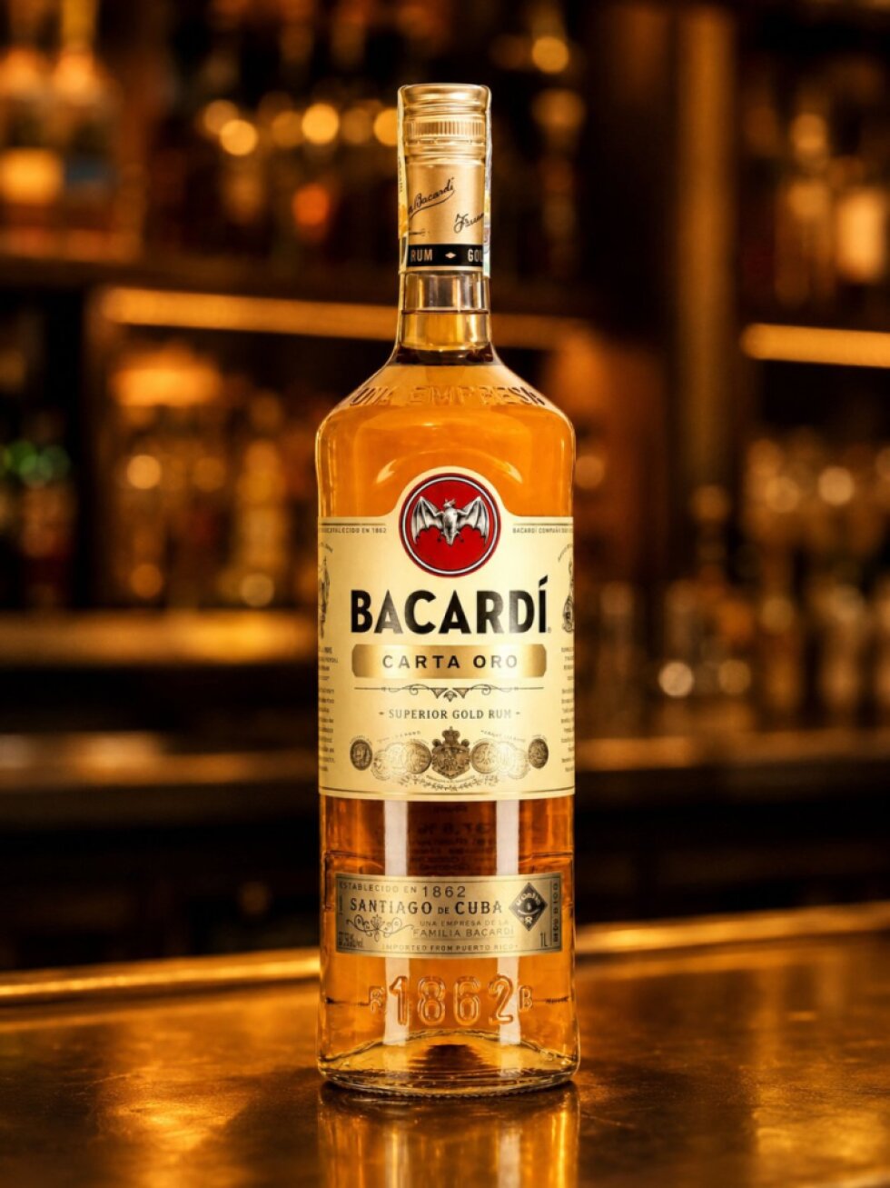 Bacardi Carta Oro 37,5% 1l