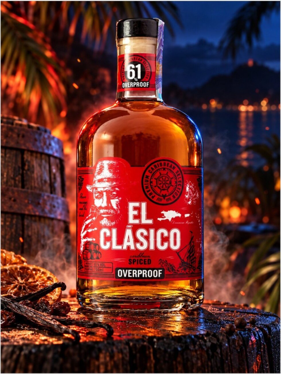 El Clásico Overproof Spiced 61% 0,7l