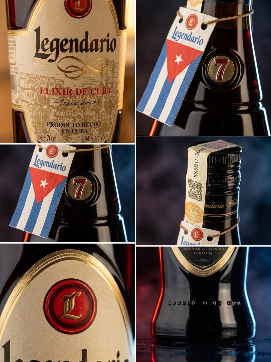 Legendario Elixir de Cuba 7 34% 0,7l