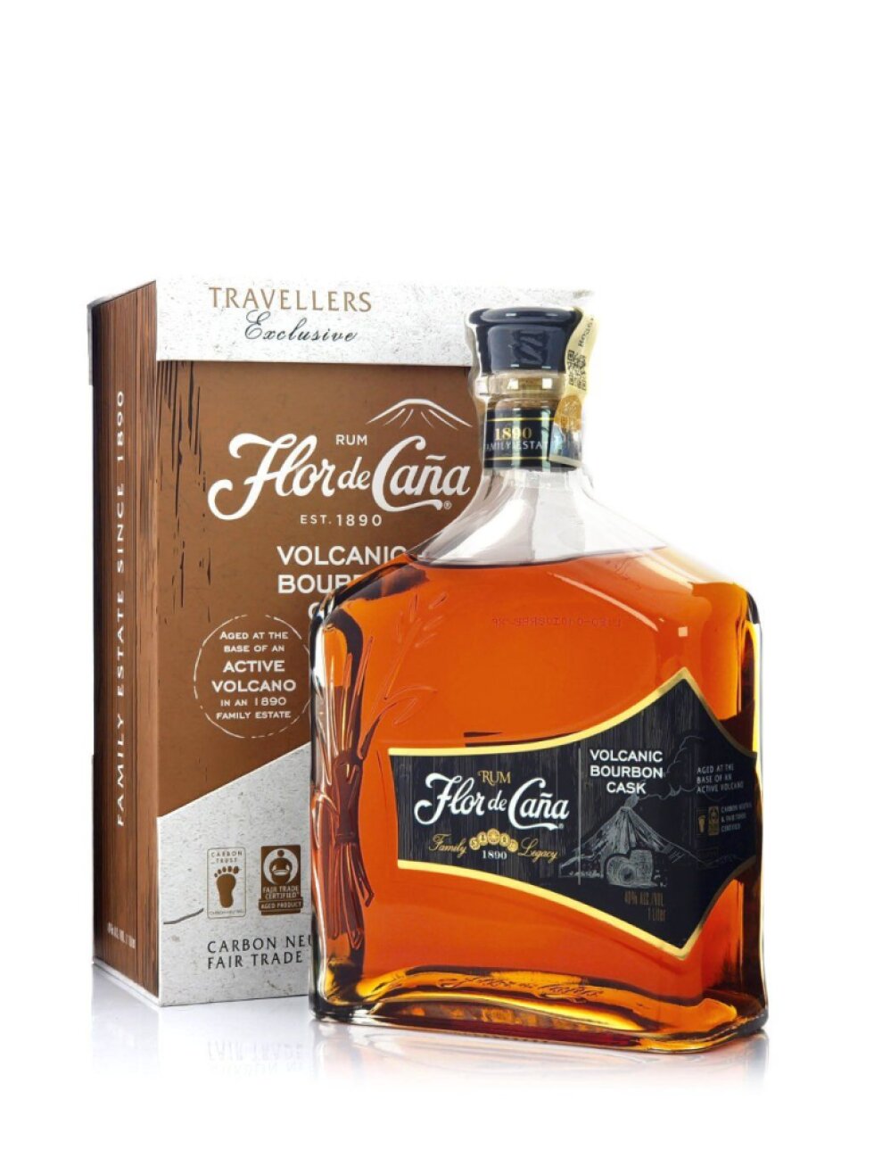 Flor de Caňa Volcanic Bourbon Cask 40% 1l