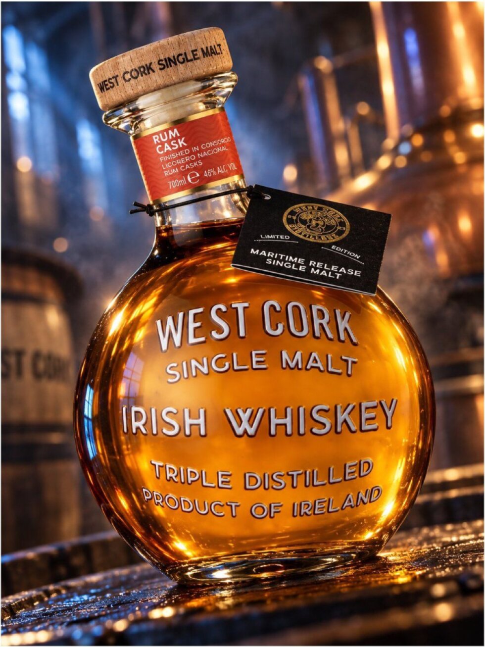West Cork Single Malt Maritime Rum Cask 46% 0,7l