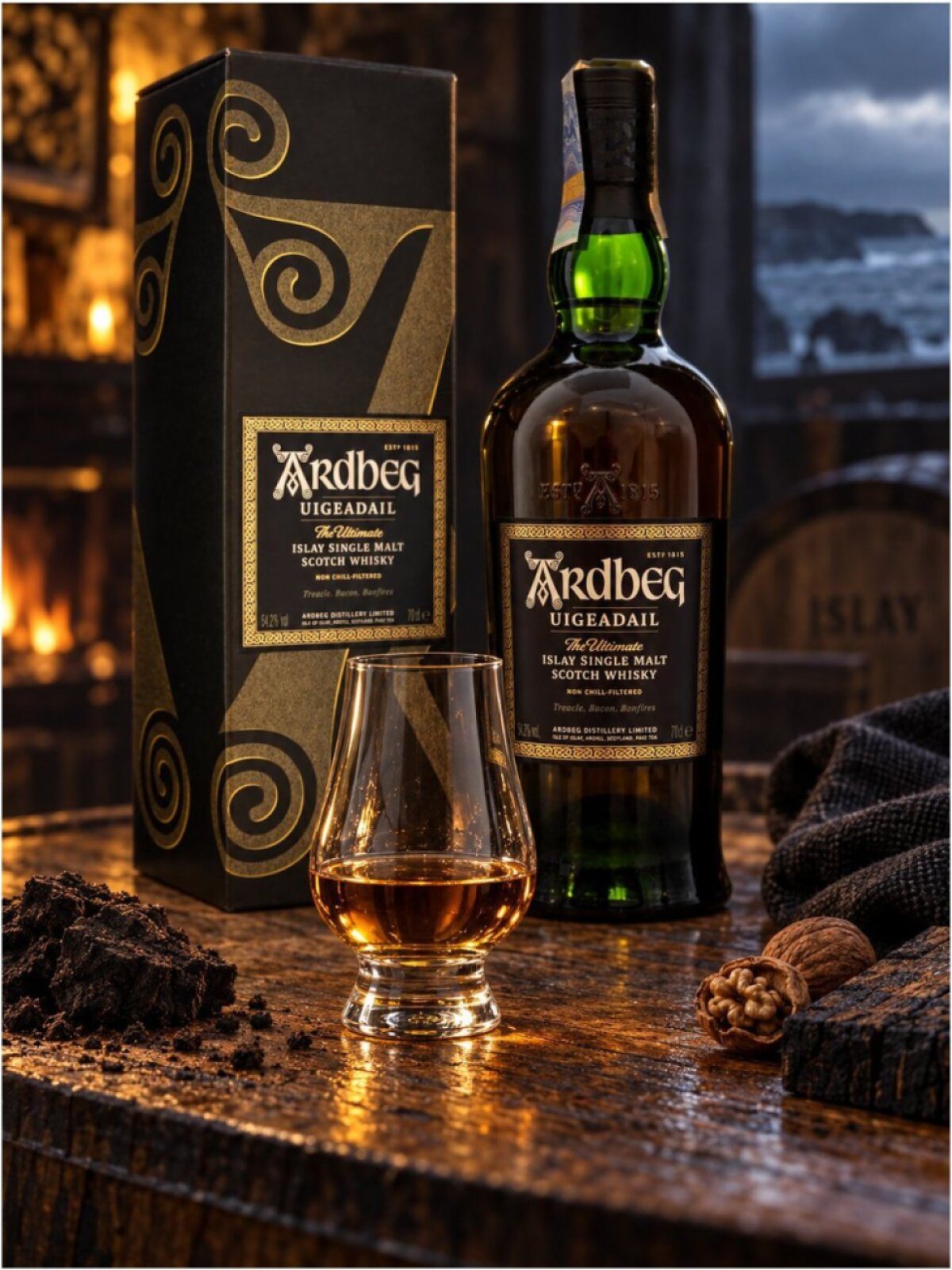 Ardbeg Uigeadail Single Malt Scotch Whisky 54,2% 0,7l (dárková krabice)