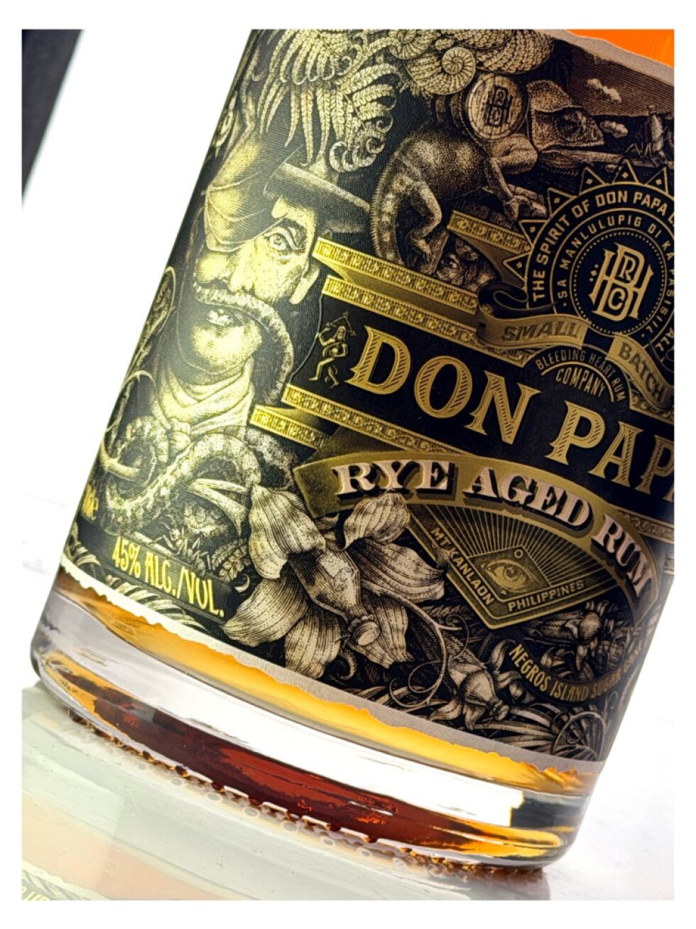 Don Papa Rye Aged Rum 45% 0,7l (dárková tuba)