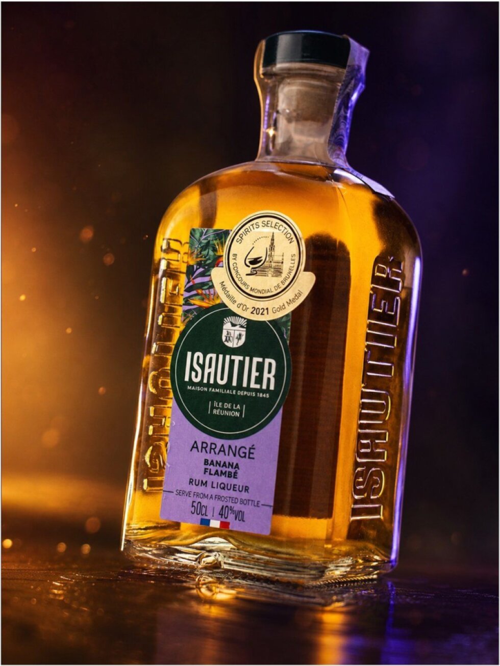 Isautier Banana Flambee 40% 0,5l