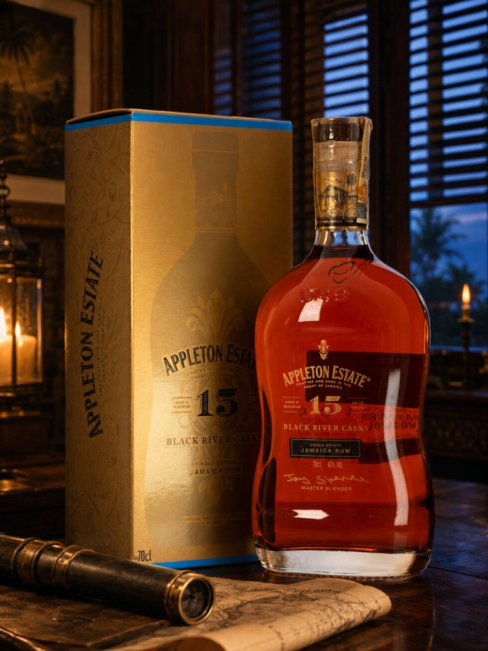Appleton Estate 15YO Black River Casks 43% 0,7l (dárková krabice)