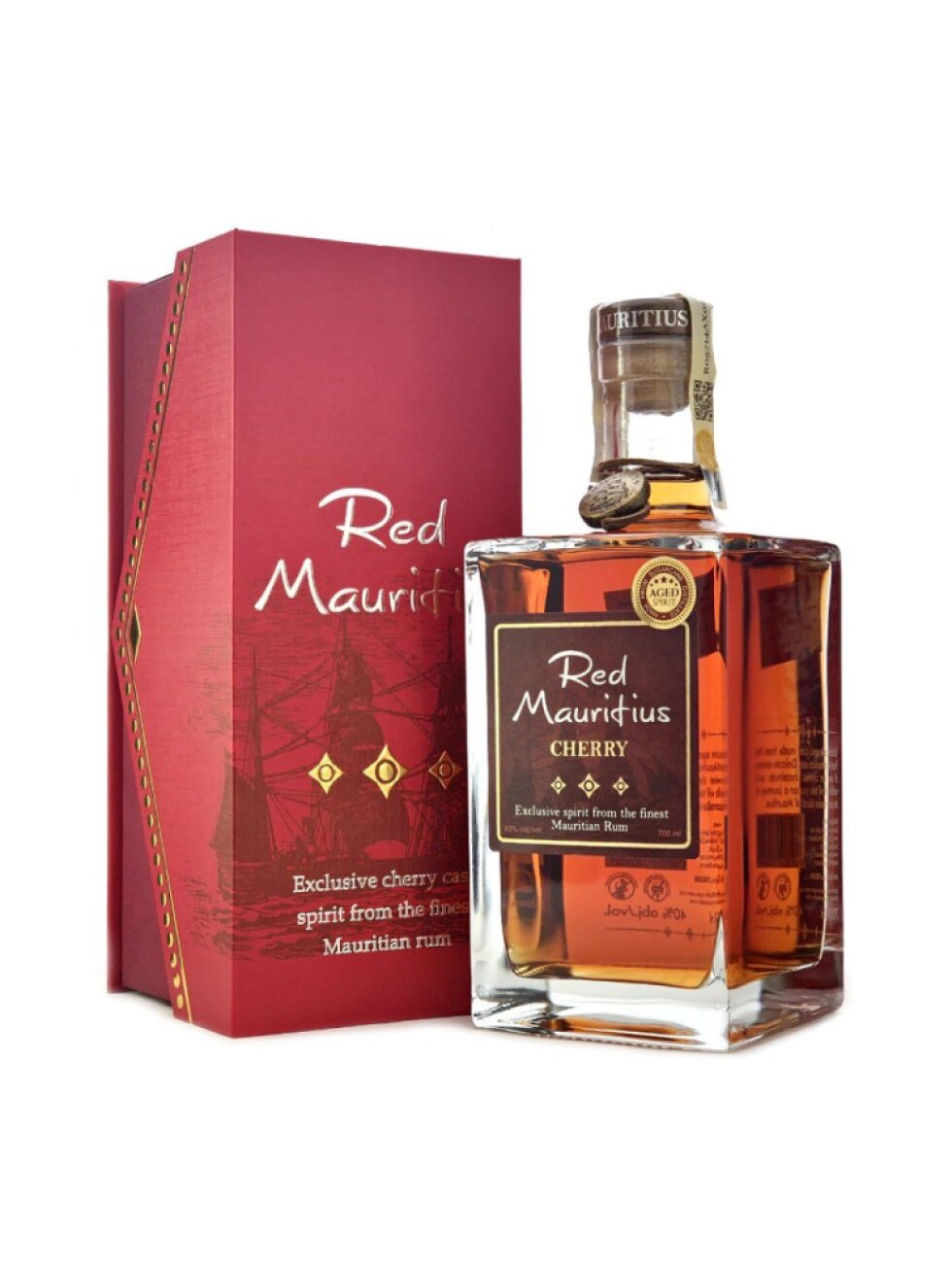 Red Mauritius Cherry 40% 0,7l (dárková kazeta)