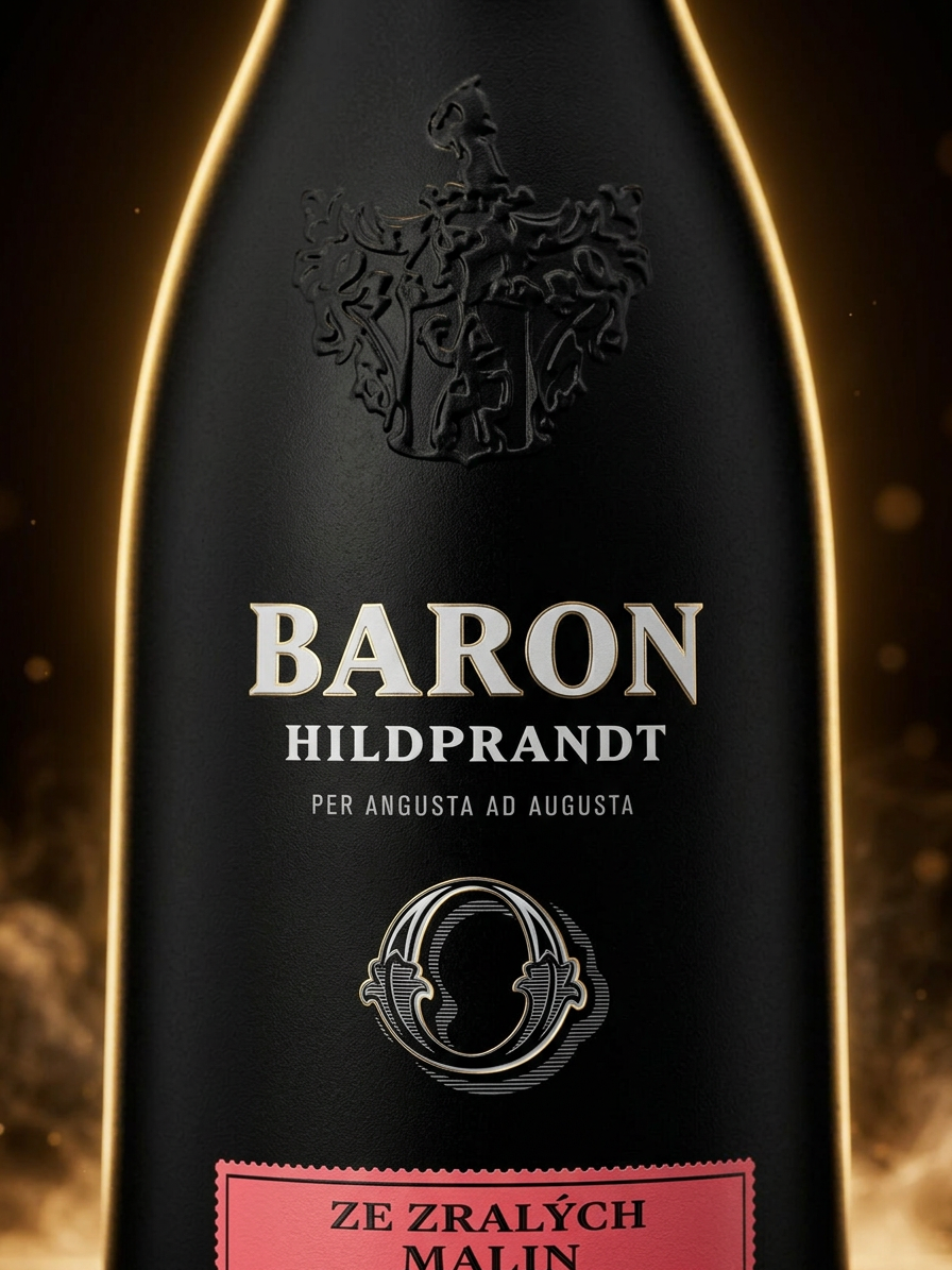 Baron Hildprandt Ze Zralých Malin 40% 0,7l