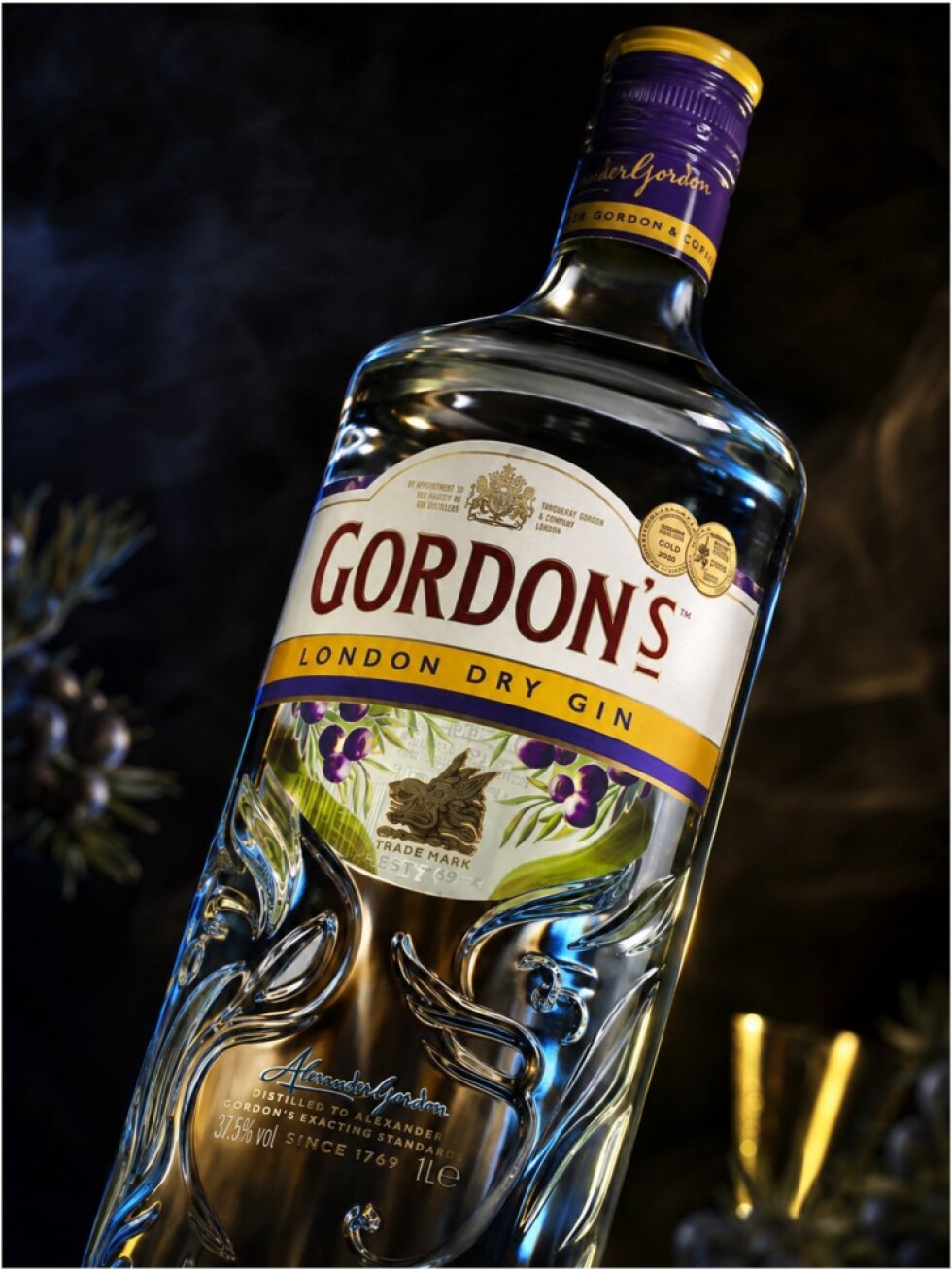 Gordon's London Dry Gin 37,5% 1l