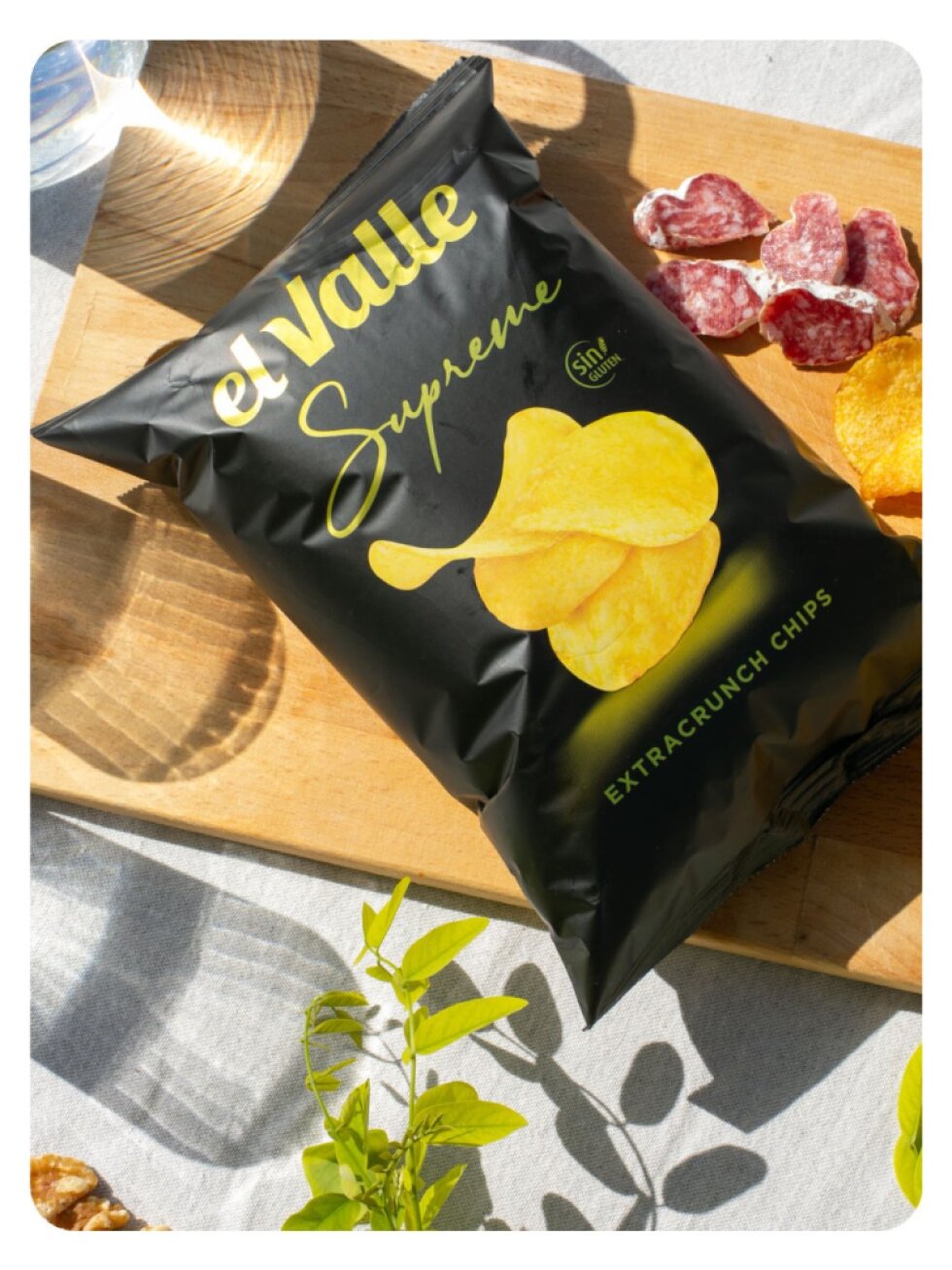 El Valle brambůrky Supreme Extra křupavé solené 45g