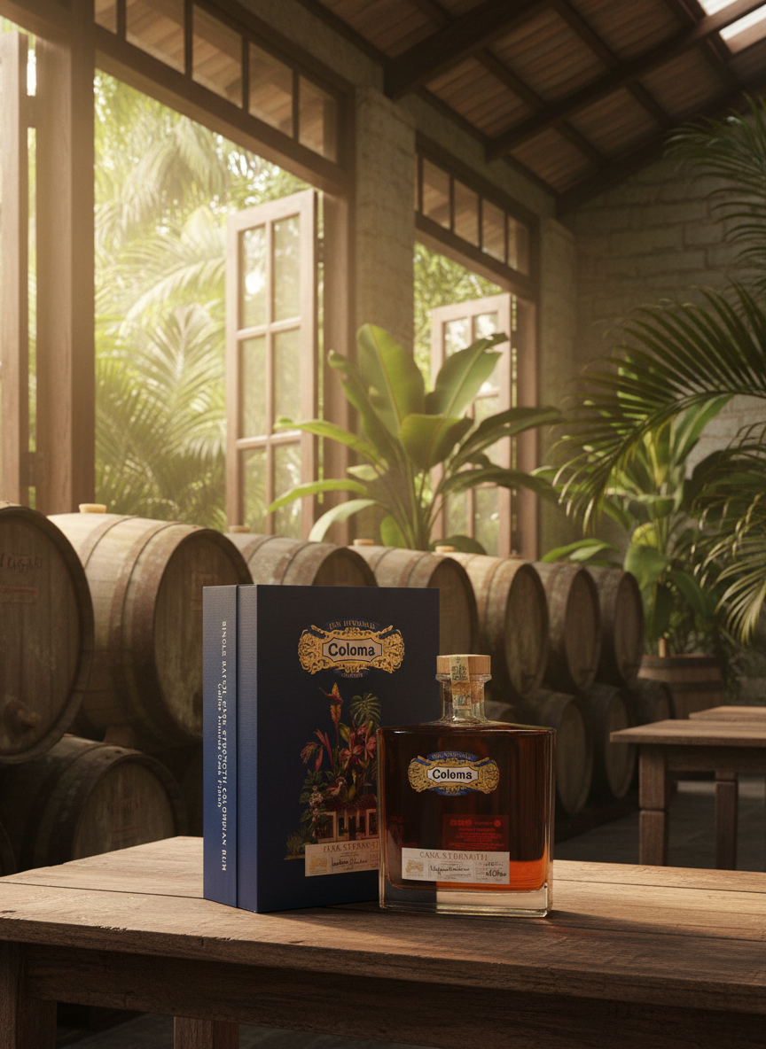 Coloma Single Batch Cask Strength 61% 0,7l (dárková kazeta)