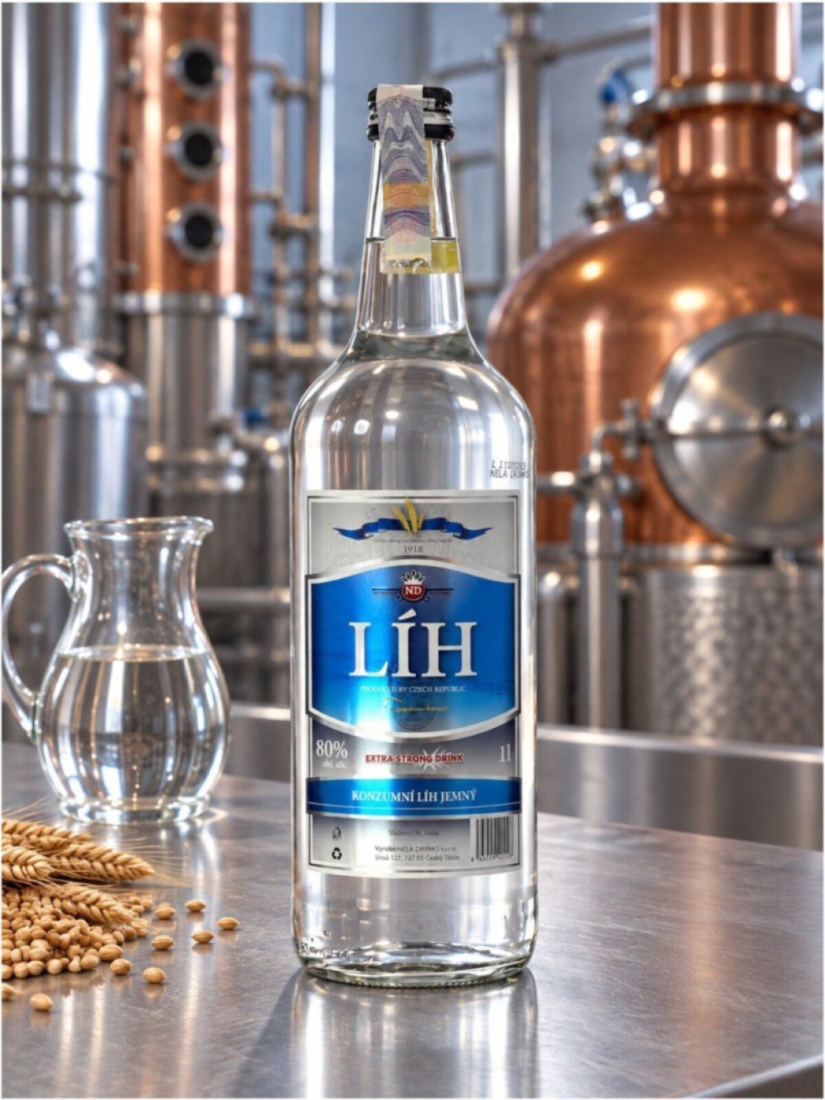 Líh konzumní jemný 80% 1l