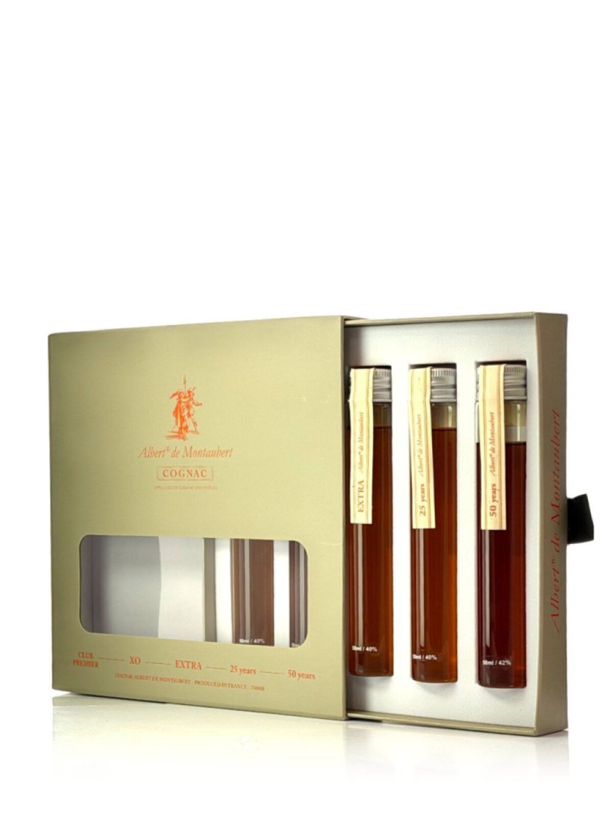 A. de Montaubert Cognac Degustační set 5x0,05l