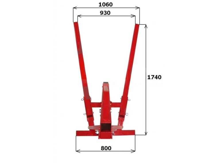 Matabro MB-20040, Zvedák motoru žirafa 2t (hever)