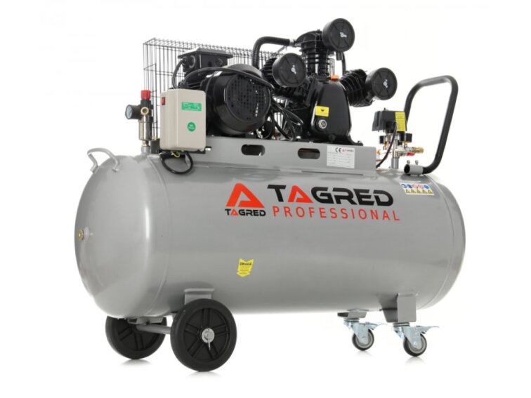 TAGRED TA309B, Olejový kompresor 200l, třípístový, 400V