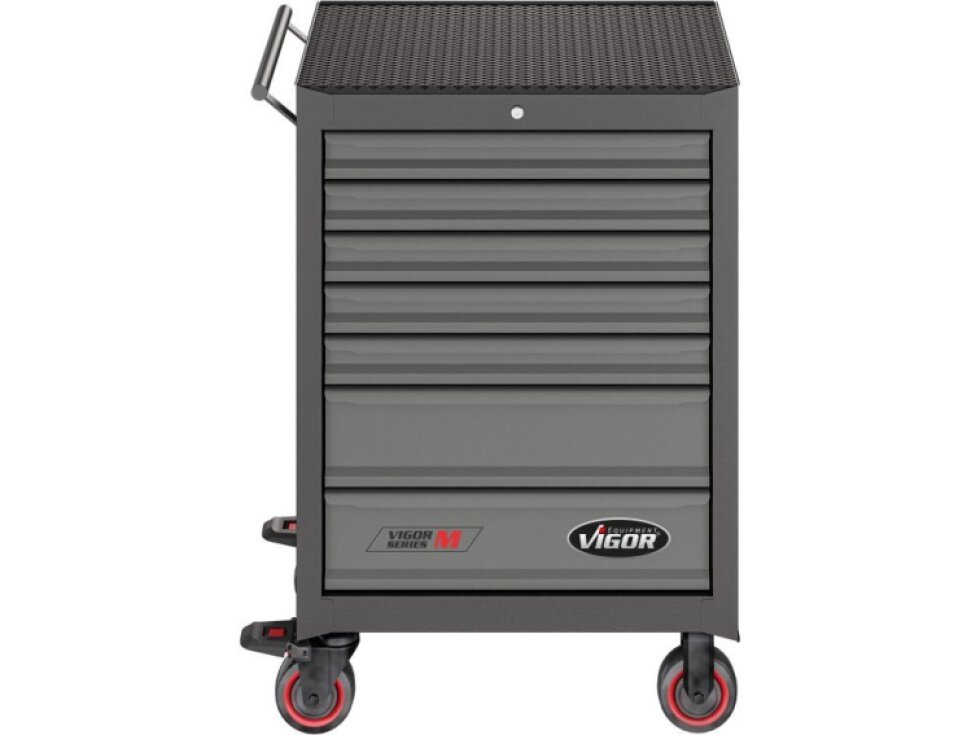 Vigor V5489, Dílenský vozík řady M, prázdný, 681 mm x 460 mm x 1016 mm