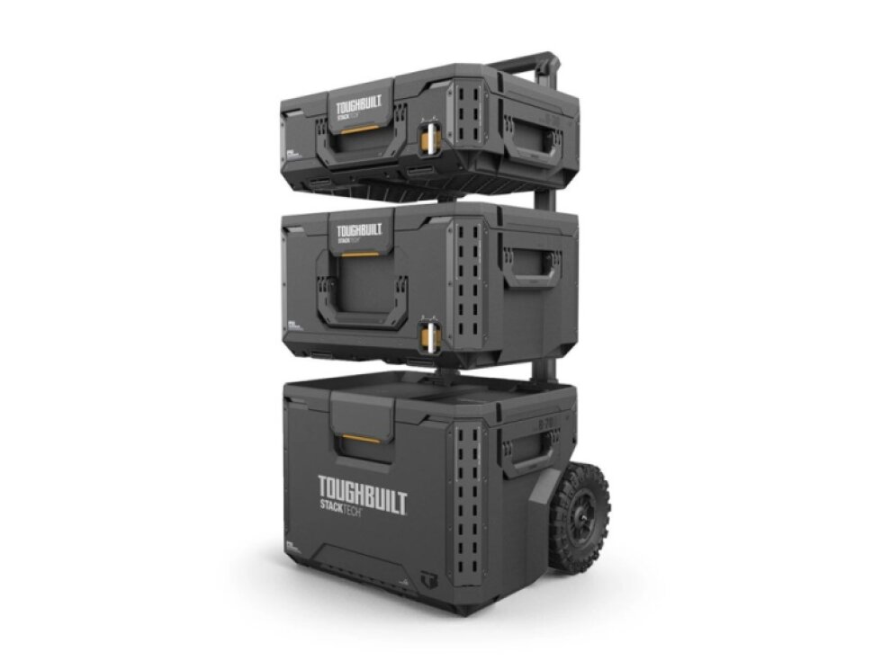 TOUGHBUILT TB-B1S3-B-70R, Pojízdný box na nářadí | set 3 boxů | StackTech