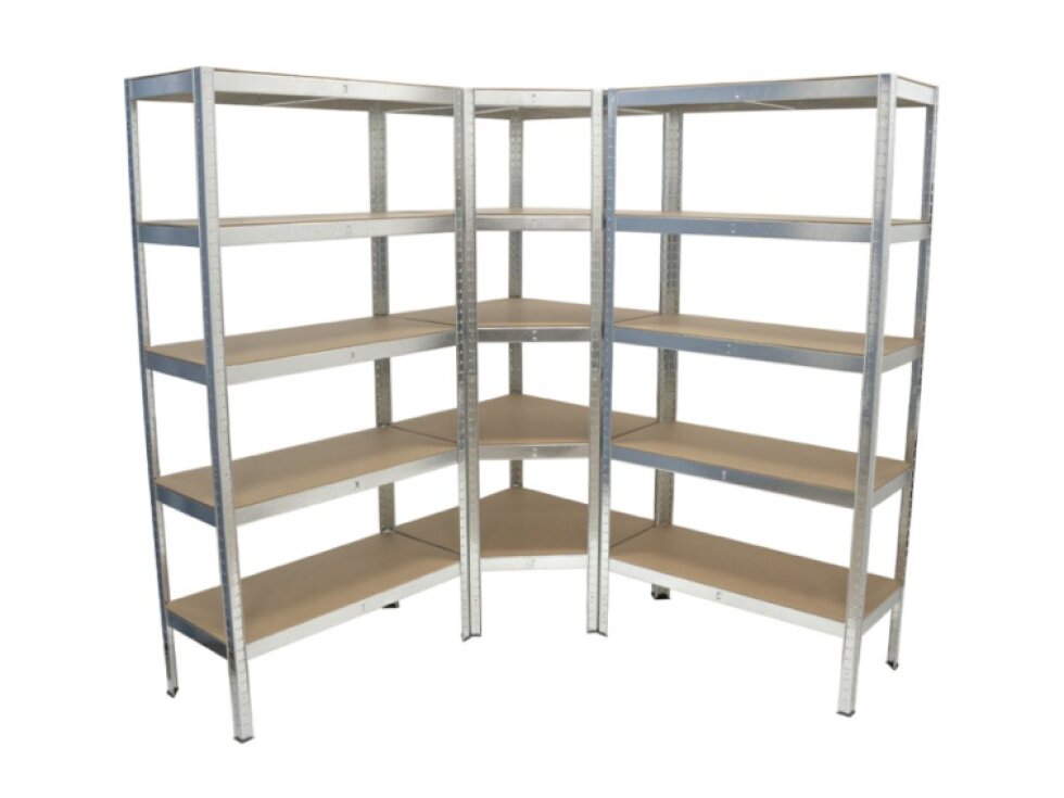 AKČNÍ SET Regálový systém MB-SH02 a MB-SH03 | 3 ks | 1600 x 1600 x 1800 mm