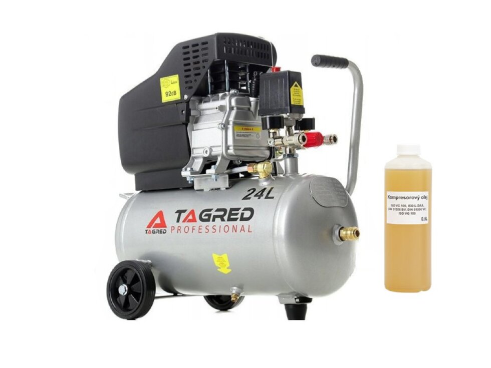 TAGRED TA300N, Olejový kompresor 24l, 230V | 2500W