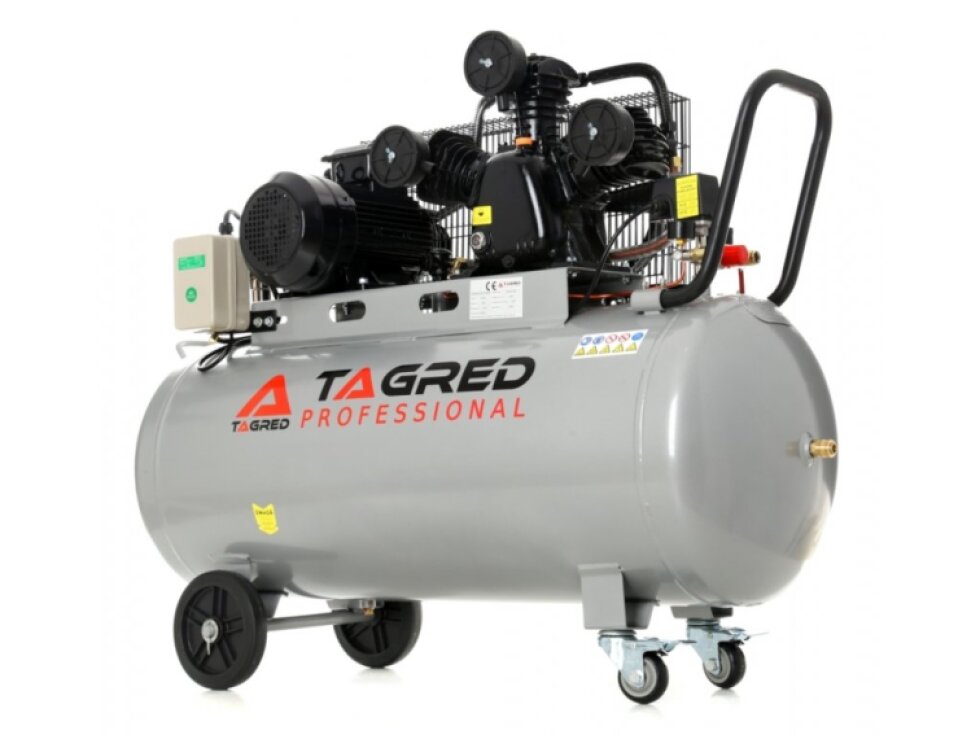 TAGRED TA307B, Olejový kompresor 150l, 3 písty, 400V