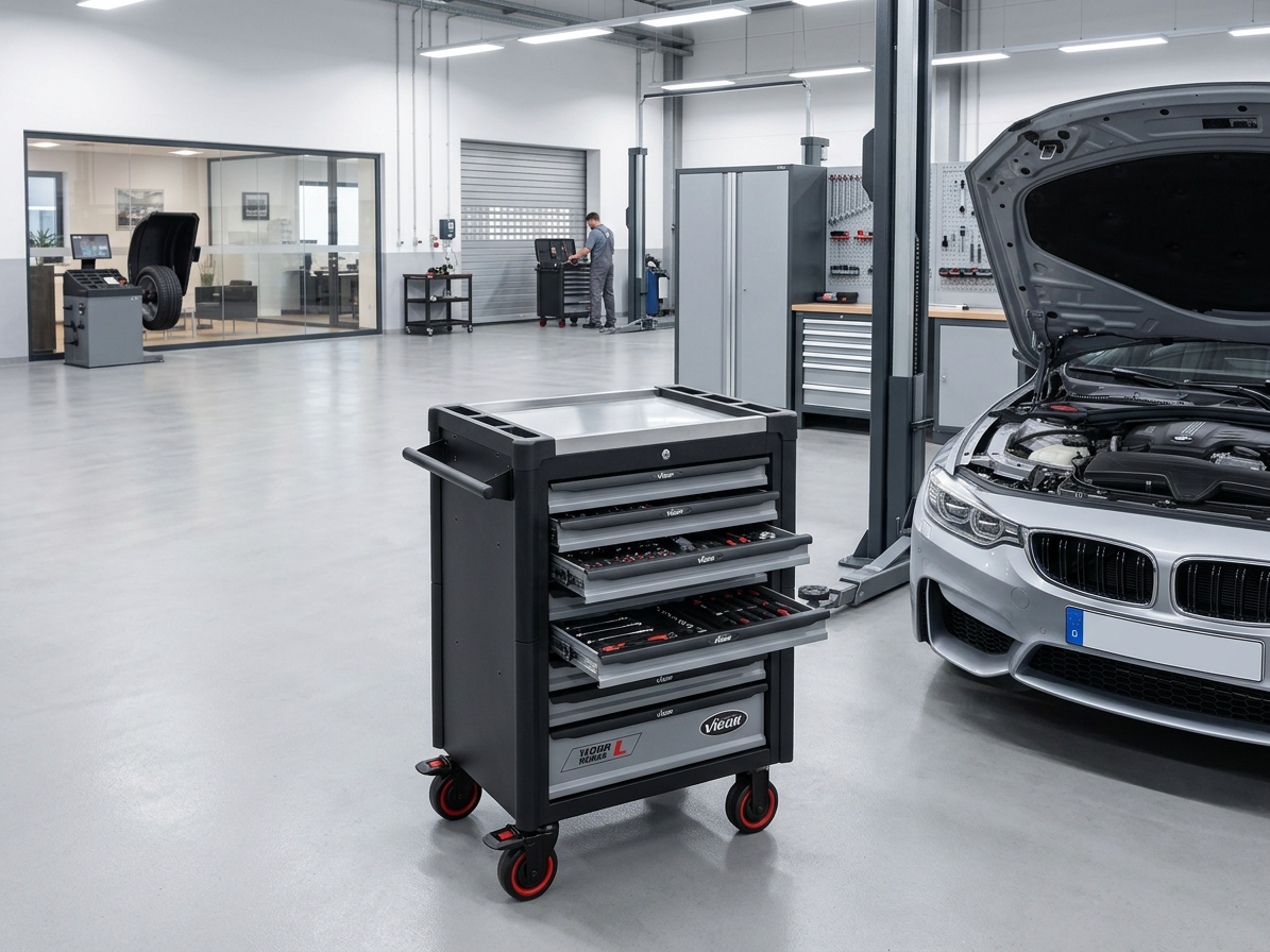Vigor V1901-X, Dílenský vozík řady L | prázdný | 723 × 459 × 1002 mm