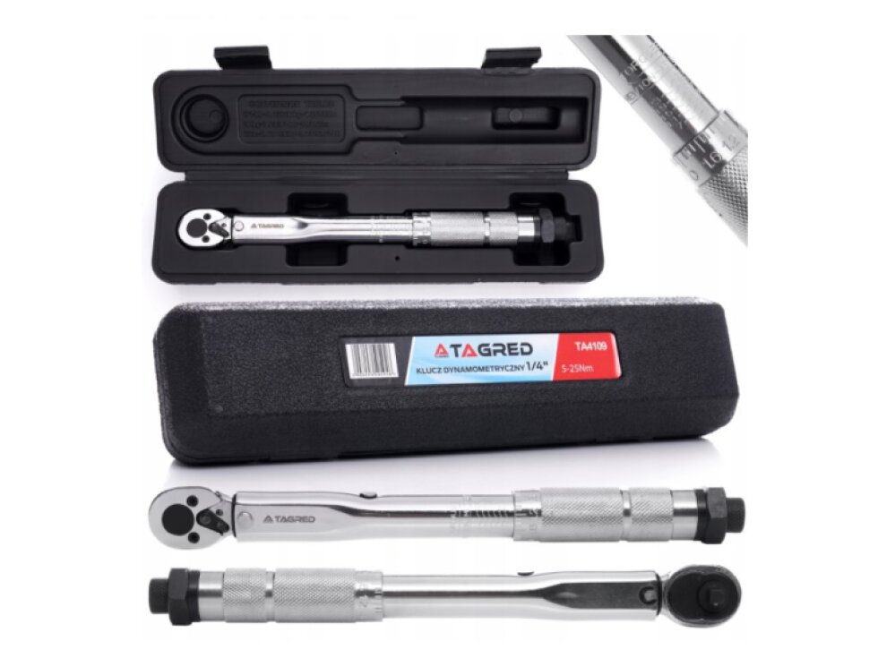 Momentový klíč 1/4", 5-25 Nm, 265 mm, TA4109