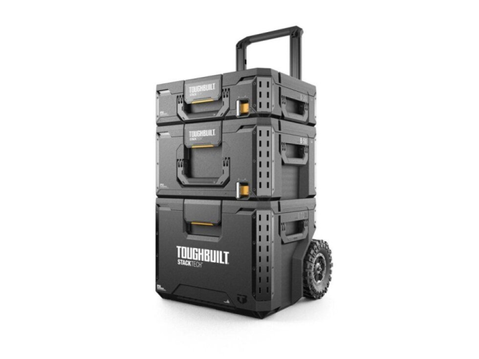TOUGHBUILT TB-B1S3-B-70R, Pojízdný box na nářadí | set 3 boxů | StackTech