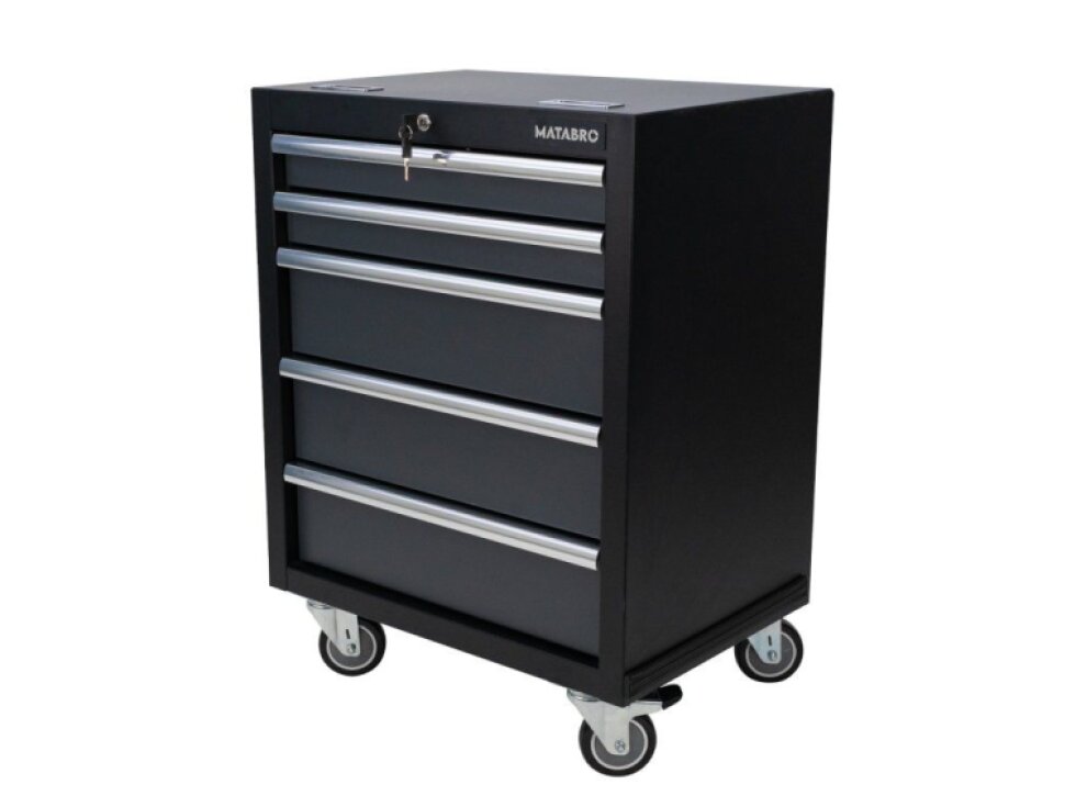 Matabro MB-TGC1305W, Dílenský vozík na nářadí | 5 zásuvek | 650 x 460 x 860 mm