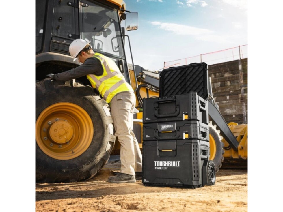 TOUGHBUILT TB-B1S3-B-70R, Pojízdný box na nářadí | set 3 boxů | StackTech