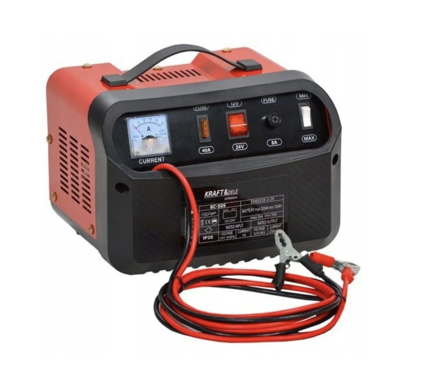 Nabíjení baterie do auta - Návod