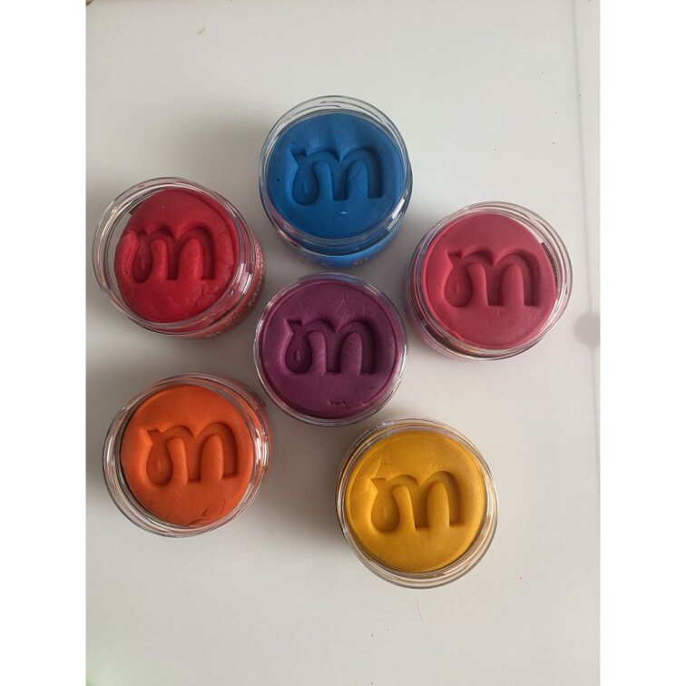 Domácí Mamolína jednobarevná – bezpečná modelína pro děti od 1 roku