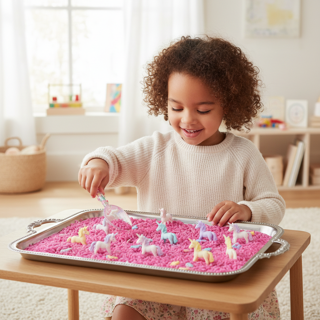 Leknín - tác pro mokré smyslové hraní