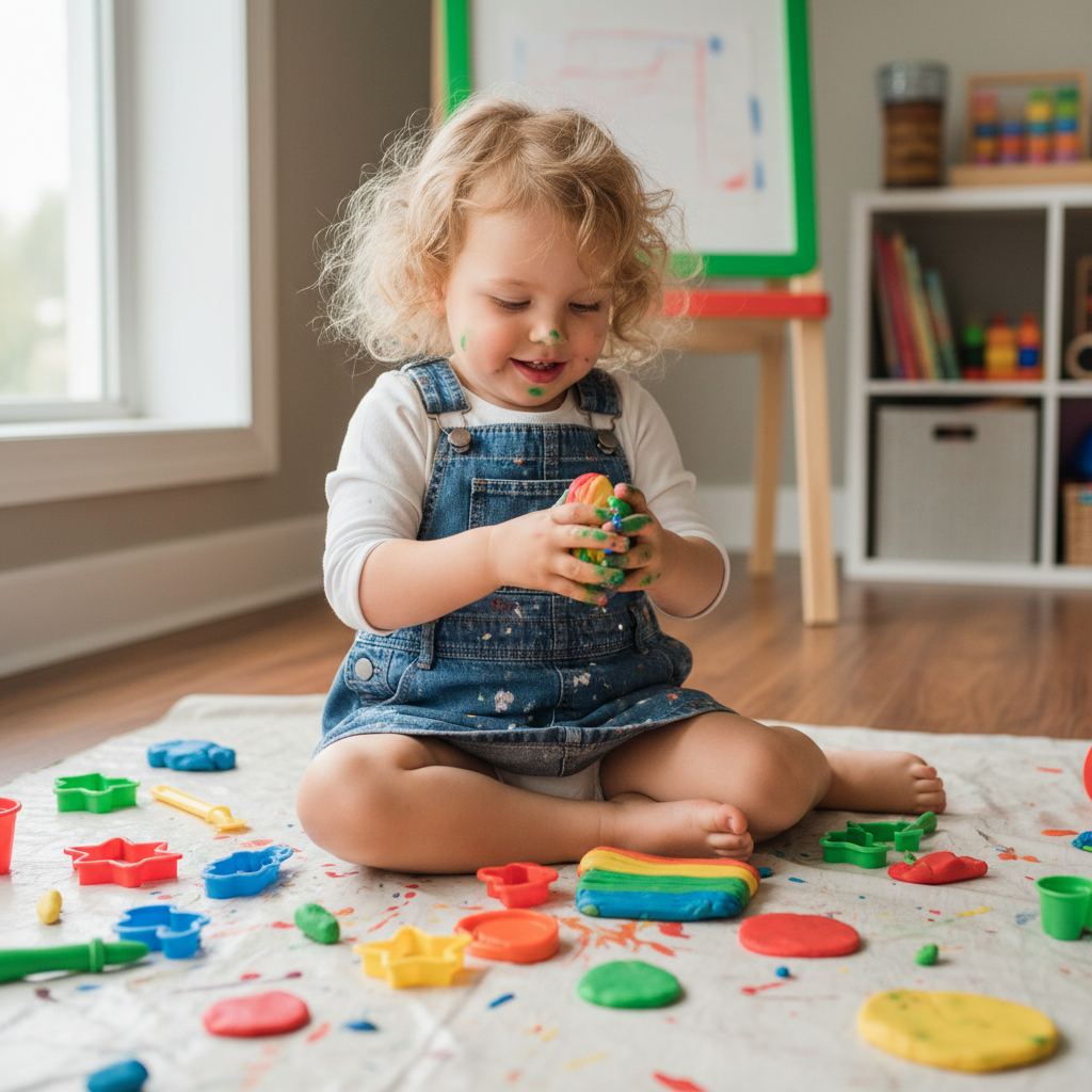 Mamolína Jarní s holčičkou