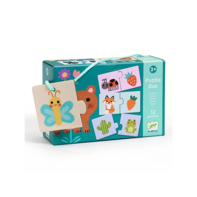 Puzzle pro nejmenší děti od Djeco nauč se barvy. 