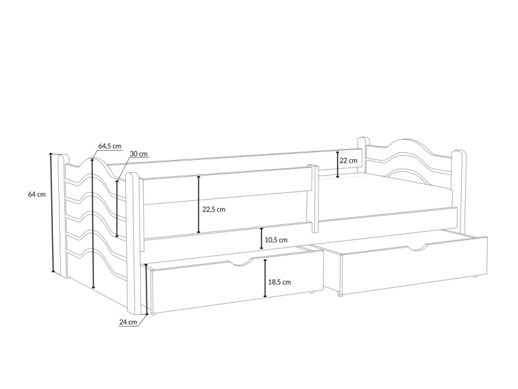 Patrová postel Aurelia