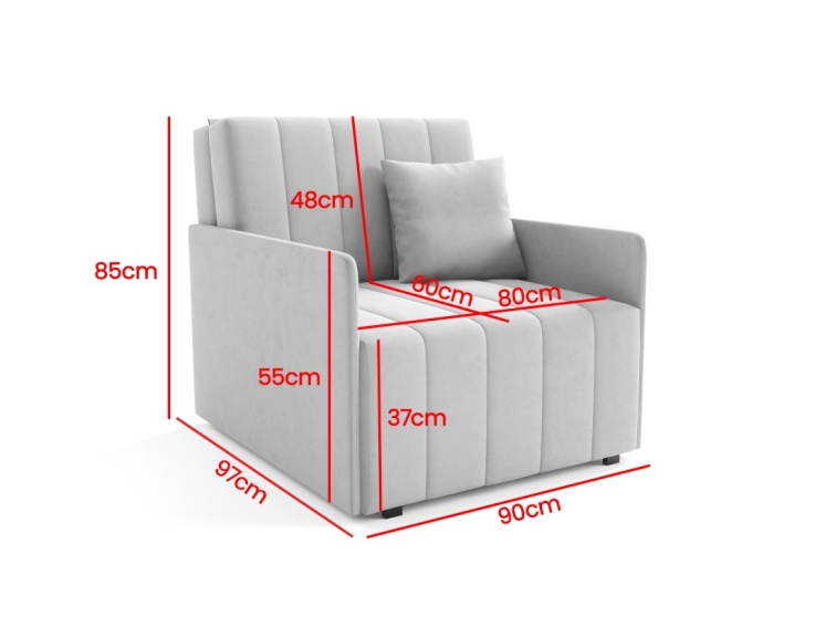 Rozkládací křeslo Norm 1 - Kronos 46