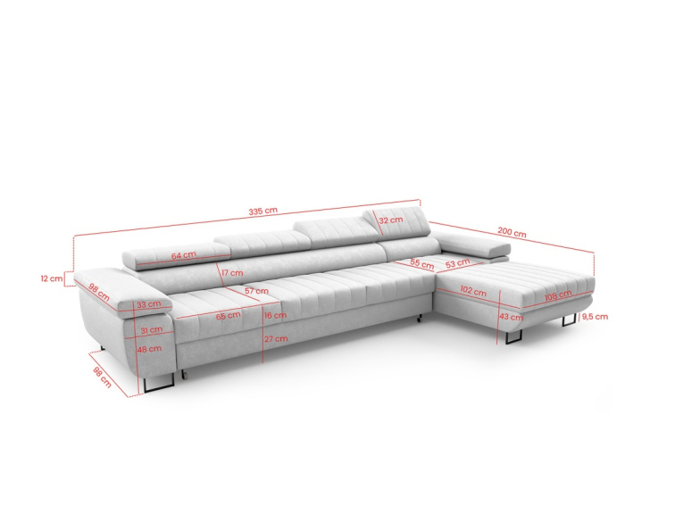 Sedací souprava Horizonte Mini XL - Kronos 05