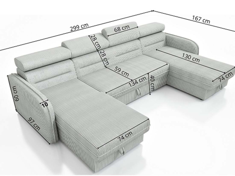 Rozkládací sedací souprava do U Avanto - Poso 01