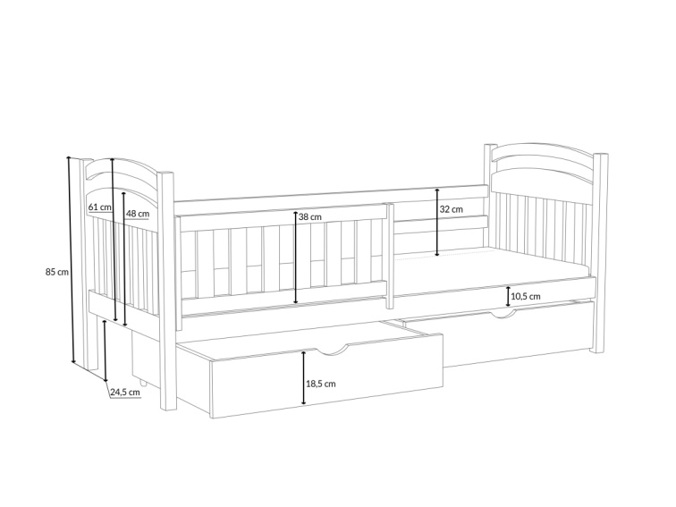 Patrová postel Aurelia
