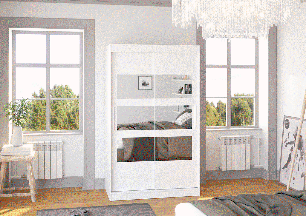 Šatní skříň s posuvnými dveřmi Kolorado - 120 cm