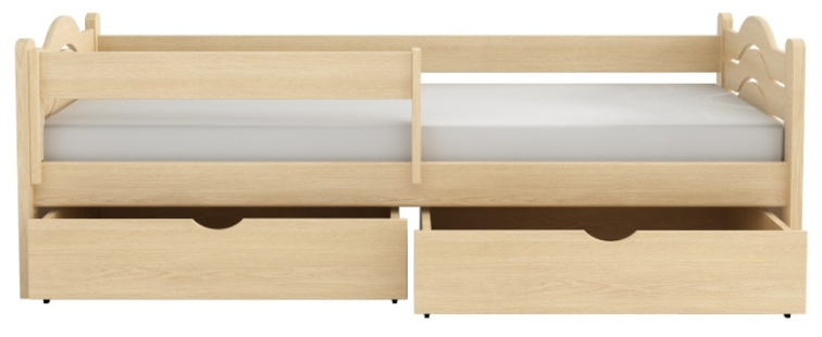 Dětská postel s úložným prostorem Pinokio