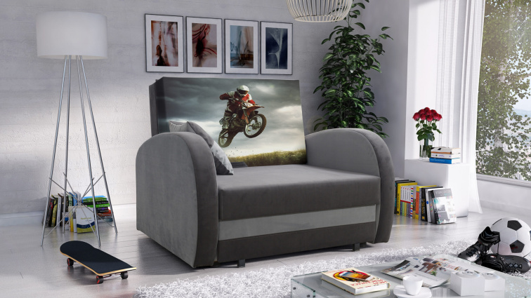 Dětská rozkládací pohovka Tola - Motorka