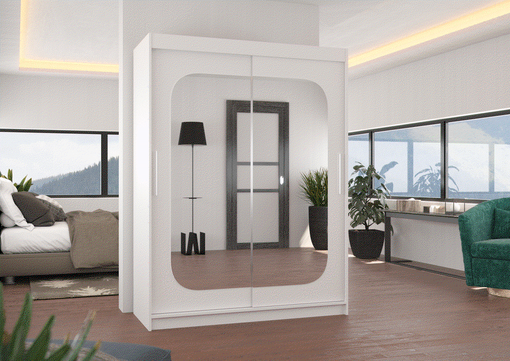 Šatní skříň s posuvnými dveřmi Clever - 150 cm
